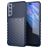 Mobigear Groove Samsung Galaxy S21 FE Hülle Flexibles TPU Backcover - Blau