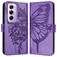Mobigear Butterfly OPPO Reno 12 Pro Hülle Klapphülle Geldbörse - Lila