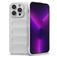 Mobigear Bumpy iPhone 14 Pro Max Hülle Flexibles TPU Backcover - Weiß