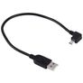 Mobigear USB-A auf Micro USB Kabel 0,3 m - Schwarz