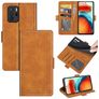 Mobigear Slim Magnet POCO X3 GT Hülle Klapphülle Geldbörse - Cognac