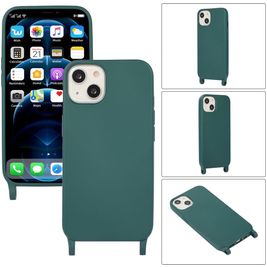 Mobigear Lanyard iPhone 14 Plus Silikon Handykette - Grün