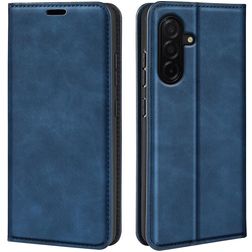 Mobigear Retro Slim Samsung Galaxy A27 Hülle Klapphülle Geldbörse - Blau