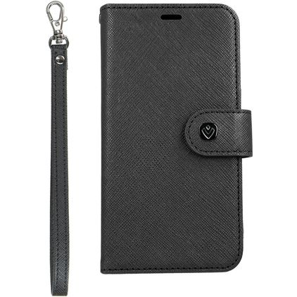 Valenta iPhone 11 Pro Hülle Klapphülle Geldbörse - Black Nuit
