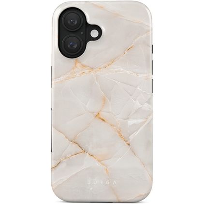 Burga Tough iPhone 16 Plus Hülle Hardcase Backcover Stoßfest - Vanilla Sand