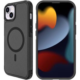 Mobigear Traveller iPhone 15 Plus MagSafe Hülle Hardcase Backcover Stoßfest - Schwarz