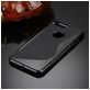 Mobigear S-Line iPhone 8 Plus Hülle Flexibles TPU Backcover - Schwarz