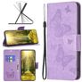 Mobigear Butterfly Xiaomi Redmi Note 11E Hülle Klapphülle Geldbörse - Lila