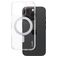 CARE by PanzerGlass Kickstand iPhone 16 Pro MagSafe Hardcase Backcover mit Ständer - Transparent / Silber