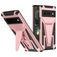 Mobigear Armor Stand Google Pixel 6 Pro Hülle Hardcase Backcover Stoßfest mit Ständer - Roségold