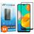 Mobigear Premium Samsung Galaxy M32 4G Panzerglas Displayschutz - Hüllenfreundlich - Schwarz (3er Pack)