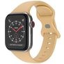 Mobigear Sport Dual Silikon Apple Watch Armband Drückerschließe - 49/46/45/44 mm - Beige