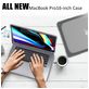 Mobigear Shockproof MacBook Pro 16 Zoll (2019-2020) Hardcase Hülle MacBook Case - Schwarz - Model A2141