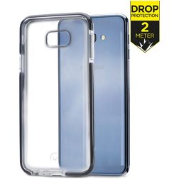 Mobilize Shatterproof Samsung Galaxy J4 Plus Hülle Hardcase Backcover Stoßfest - Transparent / Schwarz