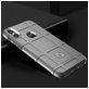Mobigear Rugged Shield Motorola One Power Hülle Flexibles TPU Backcover Stoßfest - Grau