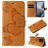 Mobigear Butterfly Xiaomi 14T Hülle Klapphülle Geldbörse - Cognac