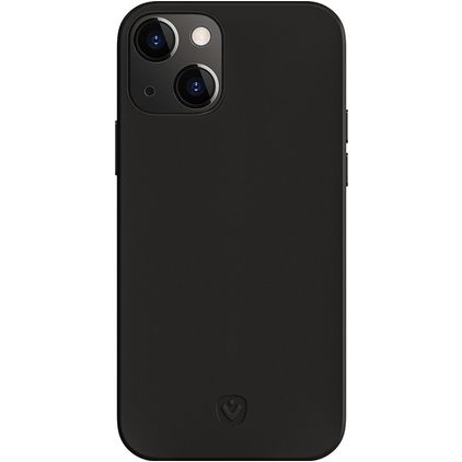 Valenta iPhone 14 Plus MagSafe Hülle Echtes Leder Backcover - Schwarz