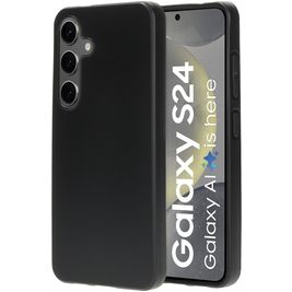Mobiparts Classic Samsung Galaxy S24 Hülle Flexibles TPU Backcover - Matt Black