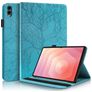 Mobigear Tree Samsung Galaxy Tab S11 Ultra Hülle Klapphülle + Stifthalter - Blau