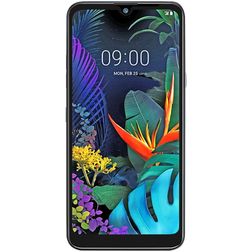 Mobigear Premium LG Q60 Panzerglas Displayschutz - Hüllenfreundlich - Schwarz