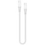 Mobilize Strong Nylon USB-C auf USB-C Kabel 0.2 Meter - Weiß