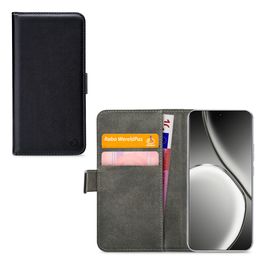 Mobilize Classic Gelly Wallet Realme GT 6 Hülle Klapphülle Geldbörse - Schwarz