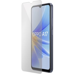 Mobiparts Regular OPPO A17 Panzerglas Gehärtetes Glas Displayschutz - Hüllenfreundlich