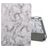 Mobigear Tri-Fold Marble iPad 9 (2021) Hülle Klapphülle + Stifthalter - Grau