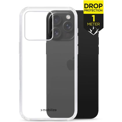 Mobilize Naked Protection Durchsichtig iPhone 16 Pro Max Hülle Hardcase Backcover Stoßfest - Transparent