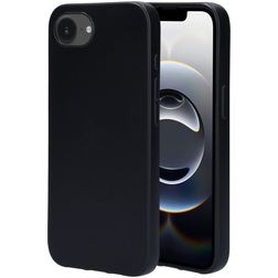 Mobiparts Classic iPhone 16e Hülle Flexibles TPU Backcover - Schwarz