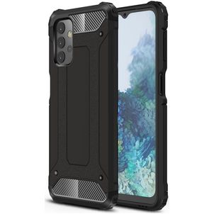 Mobigear Outdoor Samsung Galaxy A32 5G Hülle Hardcase Backcover Stoßfest - Schwarz