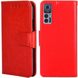 Mobigear Wallet TCL 30 Hülle Klapphülle Geldbörse - Rot