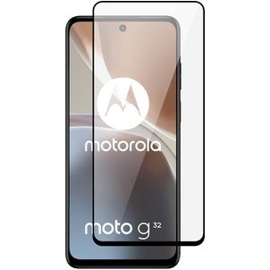 Mobigear Premium Motorola Moto G32 Panzerglas Gehärtetes Glas Displayschutz - Hüllenfreundlich - Schwarz