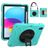 Mobigear SureGrip iPad 10 (2022) Hülle Kunststoff,Silikon Backcover + Stifthalter + Schulterträger + Ständer - Türkis