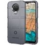 Mobigear Rugged Shield Nokia G10 Hülle Flexibles TPU Backcover Stoßfest - Grau