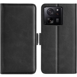 Mobigear Slim Magnet Xiaomi 13T Hülle Klapphülle Geldbörse - Schwarz