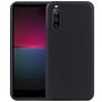 Mobigear Colors Sony Xperia 10 V Hülle Flexibles TPU Backcover - Schwarz