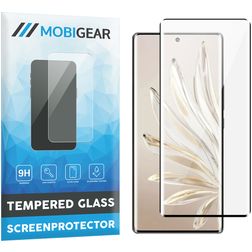 Mobigear Premium HONOR 70 Panzerglas Gehärtetes Glas Displayschutz - Hüllenfreundlich - Schwarz