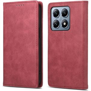Mobigear Wallet Xiaomi 14T Pro Hülle Klapphülle Geldbörse - Rot