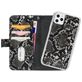 Mobilize Magnet Zipper iPhone 12 Pro Max Hülle Abnehmbare 2in1 Klapphülle Geldbörse - Schwarz