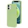 Mobiparts iPhone 12 Mini Silikon Hülle Backcover - Pistache Green