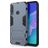 Mobigear Armor Stand Huawei P40 Lite E Hülle Hardcase Backcover Stoßfest mit Ständer - Blau