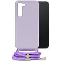 Mobilize Lanyard Gelly Samsung Galaxy S23 Plus Flexibles TPU Handykette - Pastel Purple