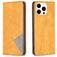 Mobigear Rhombus Slim iPhone 16 Pro Max Hülle Klapphülle - Cognac