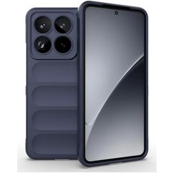 Mobigear Bumpy Xiaomi 15 Pro Hülle Flexibles TPU Backcover - Dunkelblau
