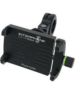 Interphone Aluminum Motocrab Fahrradhalterung / Motorradhalterung Lenkerhalterung Klemme Universal - Schwarz
