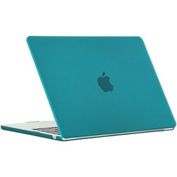 Mobigear Matte MacBook Air 13 Zoll (2022-2026) Hardcase Hülle MacBook Case - Dark Green - Model A2681 / A3113 / A3240 / A3449