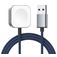 Mobigear USB-A Magnetic Ladegerät Apple Watch 1 Meter 3W 0.6A - Blau