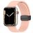 Mobigear Sport Mag Silikon Apple Watch Armband Magnetverschluss - 49/46/45/44 mm - Pink