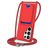Mobigear Lanyard Card Samsung Galaxy S26 Ultra Silikon Handykette mit Kartenhalter - Rot